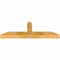 Ekena Millwork Portland Rough Sawn Timber Gable Bracket, Western Red Cedar, 48"W x 16"H x 4"D x 4"F, 8/12 Pitch GBW048X16X0404POR00RWR - alternate 5